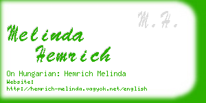 melinda hemrich business card